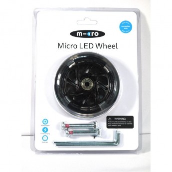 Колеса MICRO MAXI LED светящиеся 120 мм (блистер) 2 шт