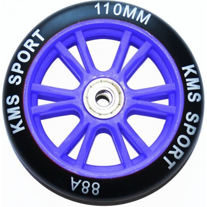 Колесо MICRO для трюкового самоката 110 мм черное/сиреневое MX1201